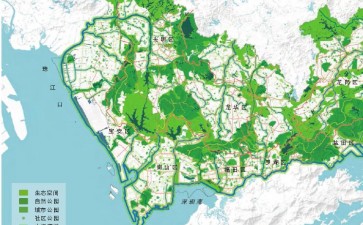 深圳市公园城市规划纲要的4个总体思路