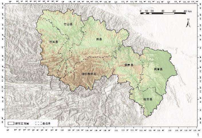 鄂西北秦巴山区的3个概况及技术路线