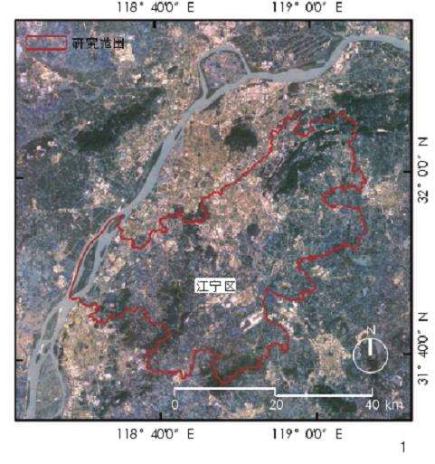 南京江宁乡村三生空间及生境类型的3个识别