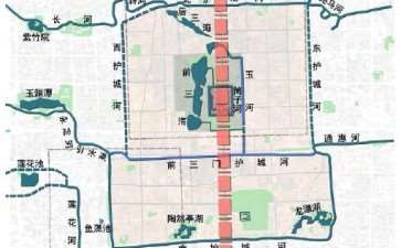 北京河湖水系影响北京中轴线的2个历史演变