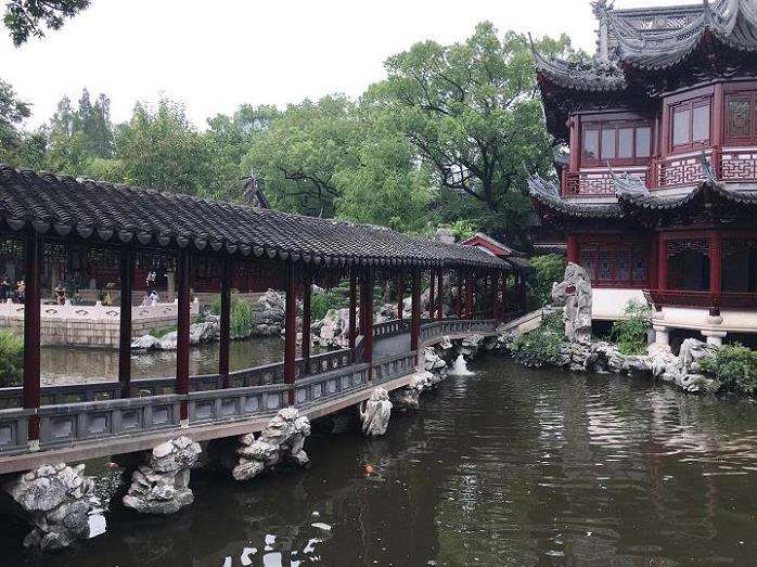 中国古代园林静与动之间的行走