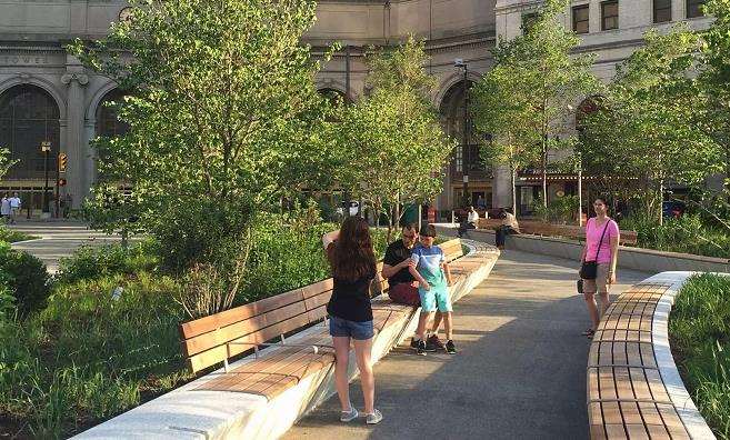 小型公共绿地支持在地交往的3个研究设计