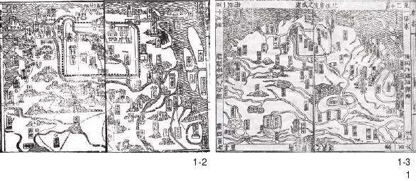 明中晚期京口三山图像的2个概览