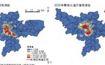 杭州暴雨内涝高风险区预测：基于GWR模型的多核心分布格局