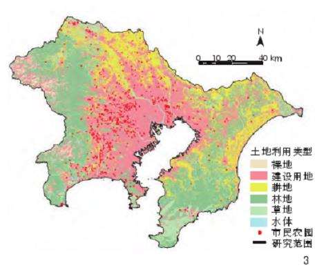 日本首都圈市民农园空间分布格局特征