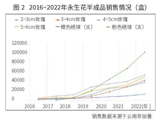 永生花产品开发和市场拓展仍需加强