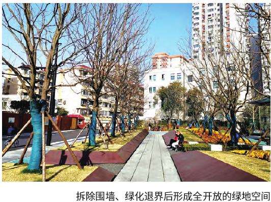 上海徐汇乐山花园绿地的3个改造过程