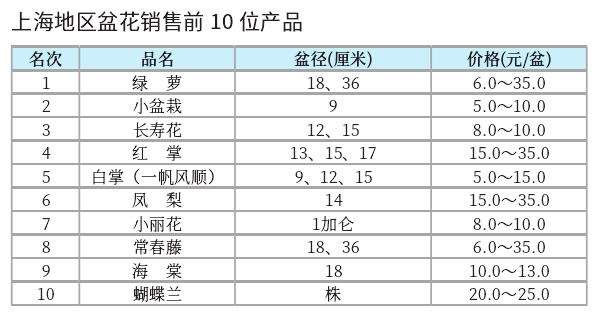 2023年2月上海花卉市场 需求旺盛