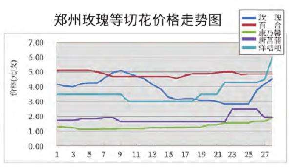郑州切花受情人节价格上涨明显