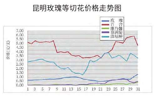 2022年12月昆明切花市场行情