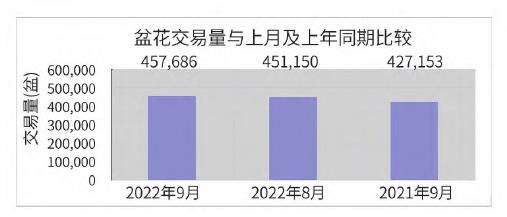 2022年9月台北花卉市场盆花行情