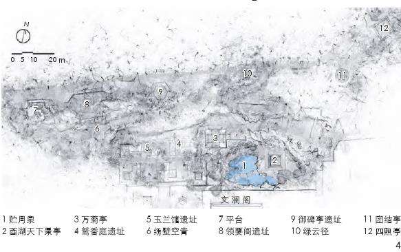 西湖行宫园林的2个数字测绘成果