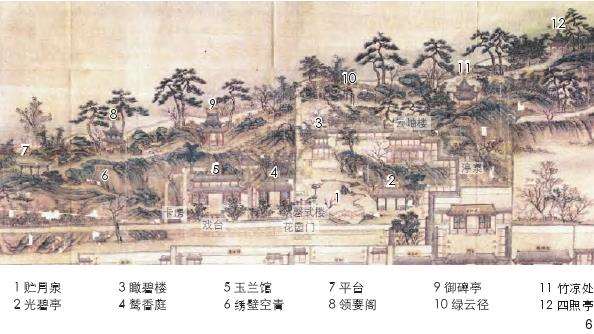 西湖行宫园林的2个数字测绘成果