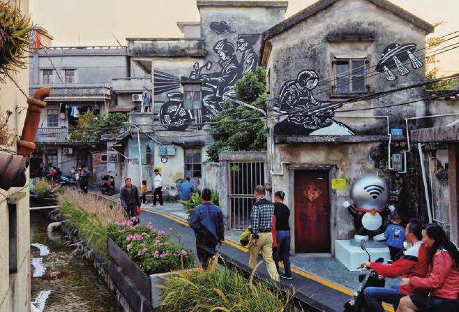 沙井古墟是深圳现存最大的历史街区