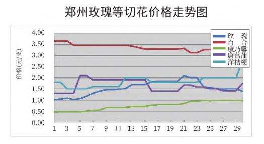 2022年6月郑州鲜切花货量充足