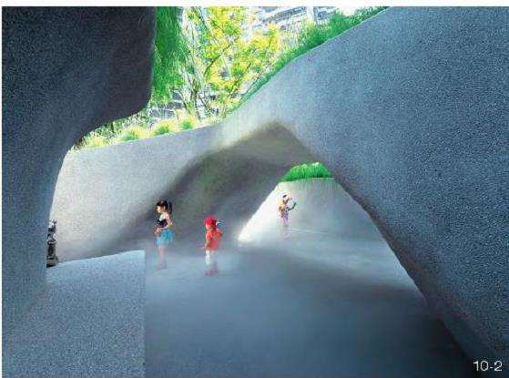 成都麓湖穿水公园的5个节点设计