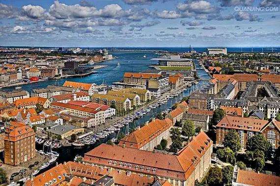 《哥本哈根气候适应计划》三大措施与EbA多尺度框架示意图