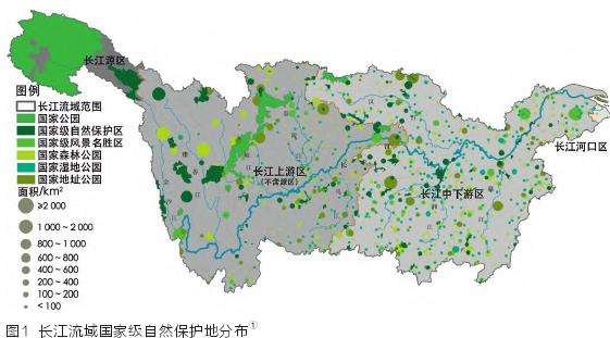 长江流域自然保护地建设现状