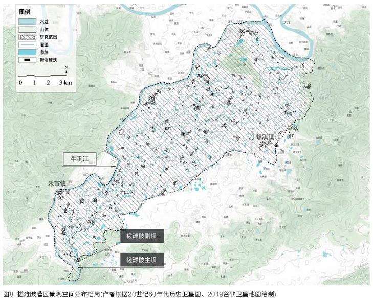 槎滩陂灌区传统景观体系空间格局与特征