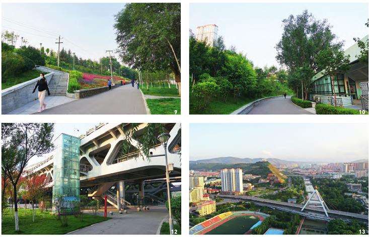 西宁长青园绿地景观的5个方案理念和策略