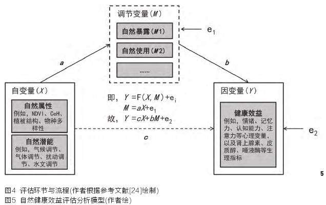 基于ESs的城市自然健康效益集成评估框架