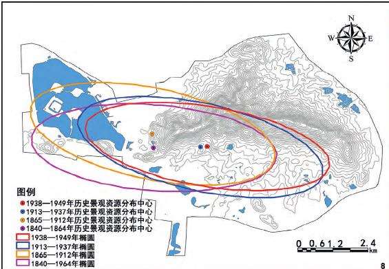 南京钟山风景区历史景观资源时间演变特征