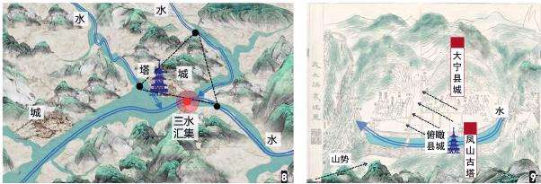 长江三峡库区重庆段古塔的的3个景观特征