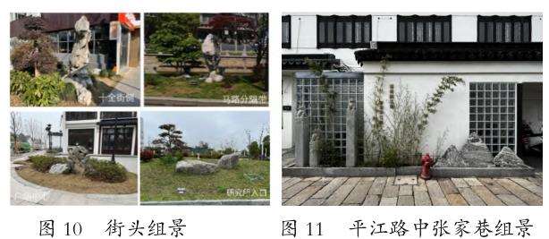 苏州传统园林山石植物组景街头化的3个应用