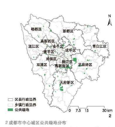 成都高密度城区公共绿地游憩服务能力评价