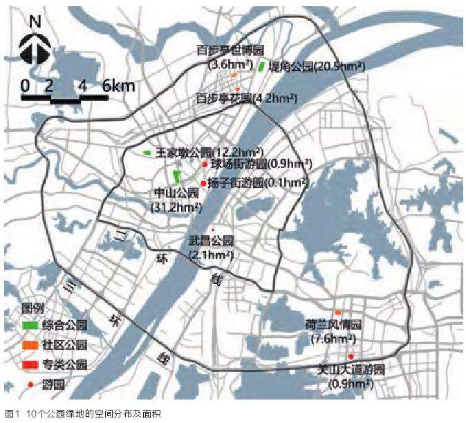 武汉城市公园绿地及周围建成环境对PM2.5的影响