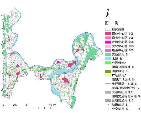 建立研究区域开放空间数据库