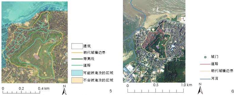 水环境影响下明代福建梅花所城海防聚落空间营建