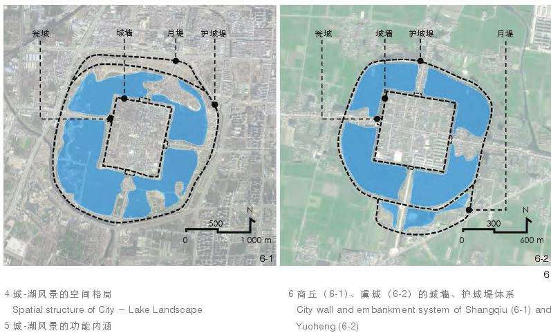 黄泛平原现存十四古城城湖风景的结构体系与营造方法