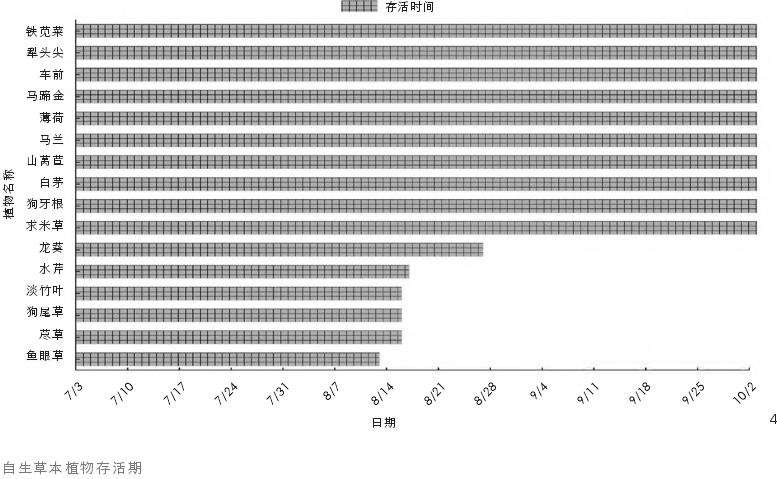 成都自生草本植物屋顶绿化夏季气候适应性研究