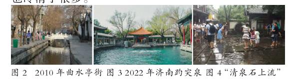 泉文化影响下的济南趵突泉景区