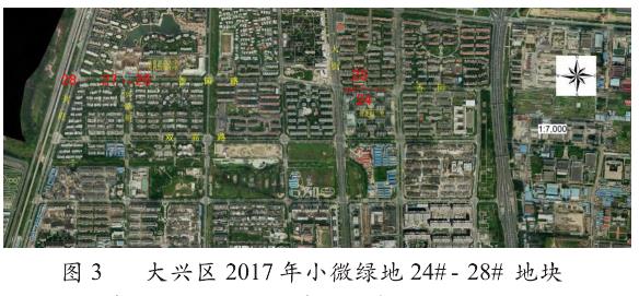 大兴新城小微绿地建设地块类型及特点分析表