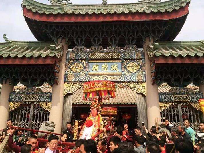 揭阳城隍庙的主要建筑和布局示意图（图5）