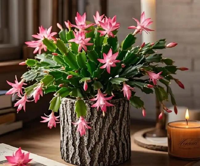 蟹爪兰健康母株及待扦插茎节展示