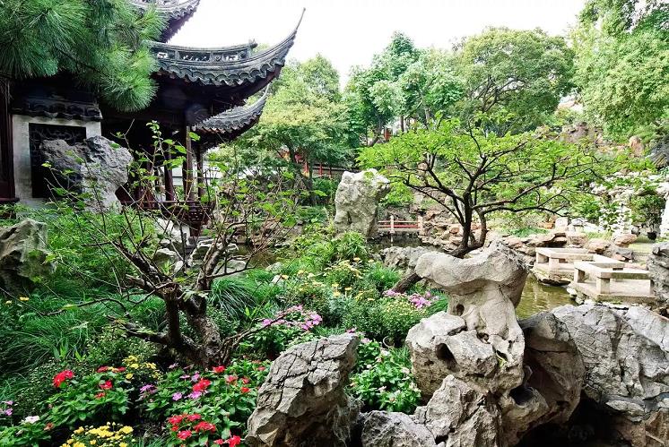 中国传统士人园林植物景观示例