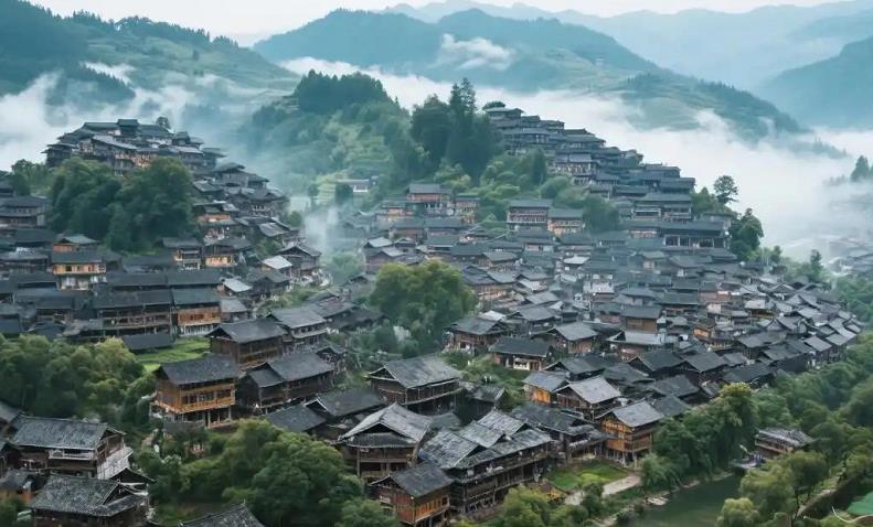 湘桂黔渝毗邻区苗寨地理分布与环境现状